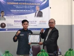 Dorong Jadi Pengusaha Muda, Himaprodi KPI Unismuh Makassar Gelar Seminar Kewirausahaan